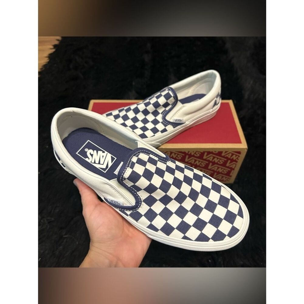 VANS off the wall checkerboard slip on shoes sneakers women’s 7 new in box